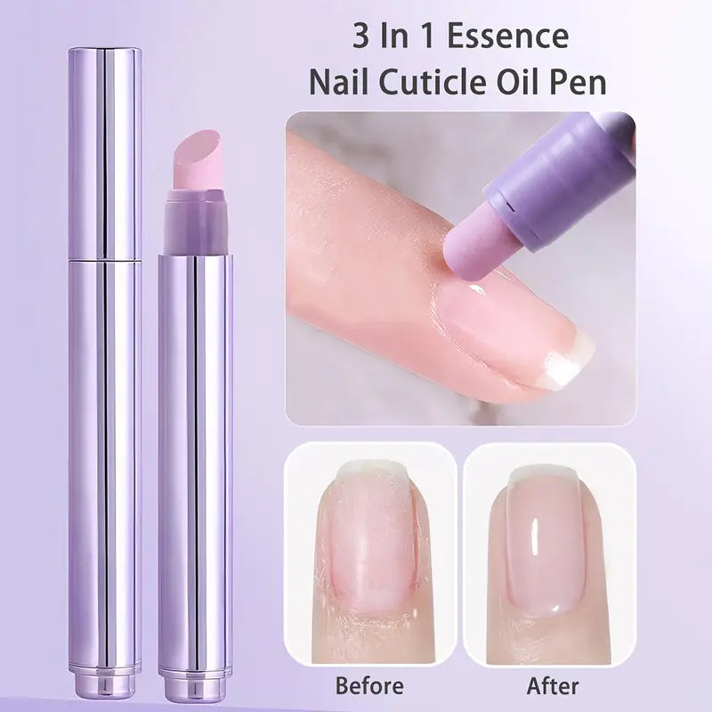 ✨ 3-in-1 Nail Care Pen with Ceramic Tip 💅