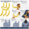 Plastic Curve Ruler Pattern Scale for Blouse, Kurti & Garment Stitching