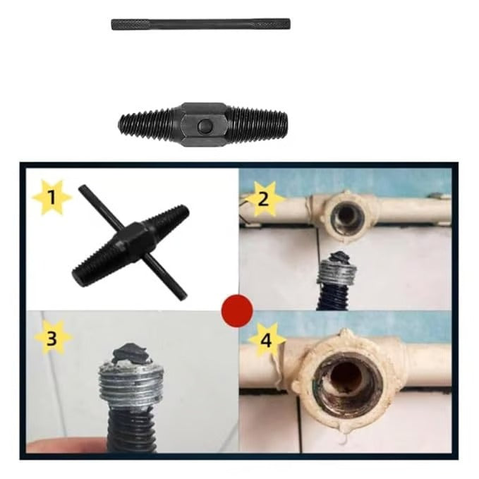 Damaged Screw Extractor Double Head Broken Screw Extractor