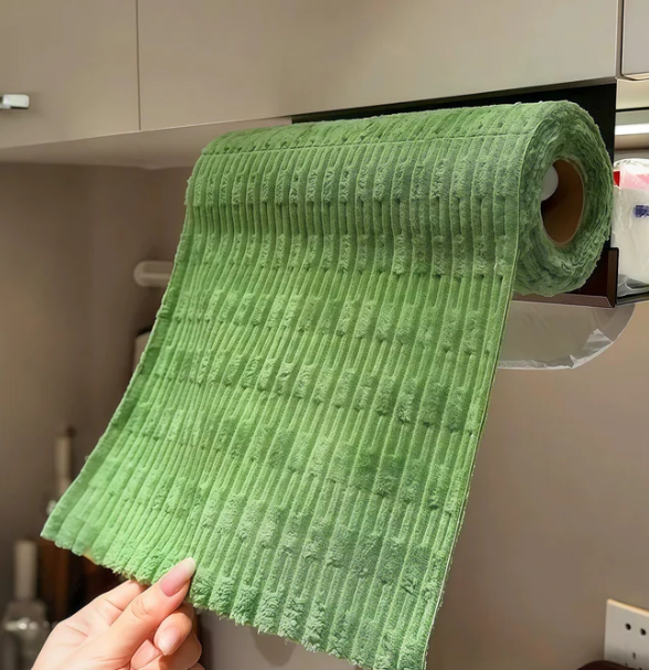 Anti-Bacterial Reusable Kitchen Cleaning Cloth Roll