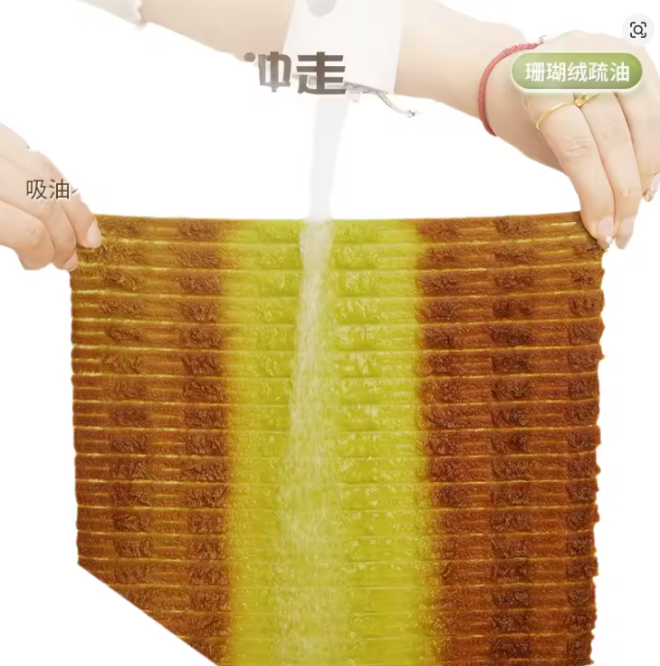 Anti-Bacterial Reusable Kitchen Cleaning Cloth Roll