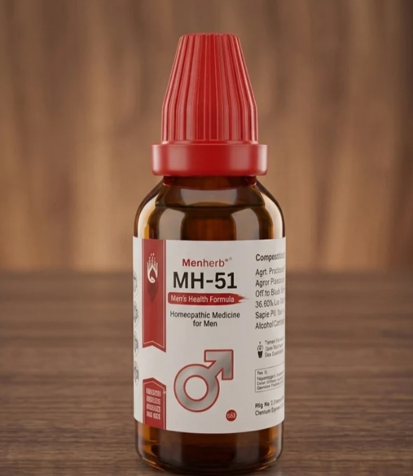 MH-51 Men's Health Formula – Premium Homeopathic Drops for Stamina & Energy