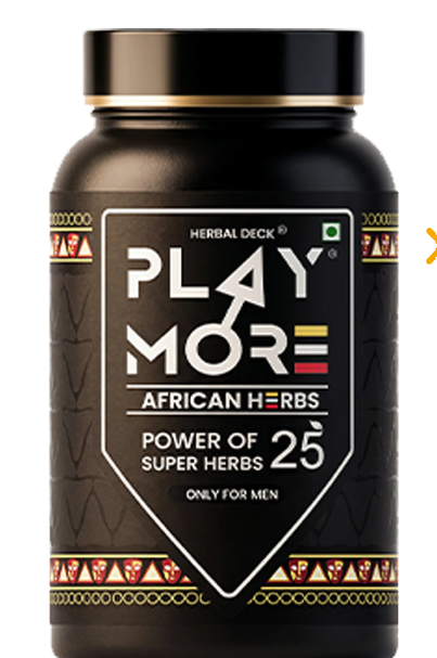 Play More African Herbals supplement for Men