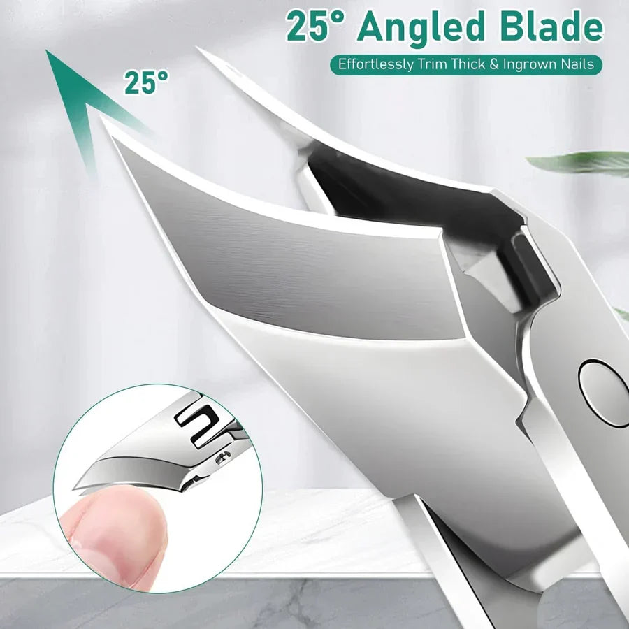 Anti-Splash Nail Beveled Edges Clippers
